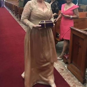 Gold formal dress size 14